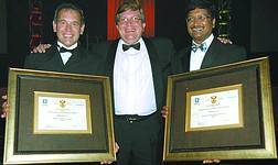 From left:  Bernard Smith, managing director, Artec Product Design; Errol Ashwell, managing director, Autodesk Africa; and Steven Govender, CEO, Ulster Carpet Mills.